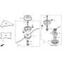 Honda UMK431-LTE -  Nylon, Cutter Blade Diagram
