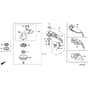 Honda UMK431-UT4E -  Gear Case Diagram