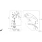 Honda UMK431E-L3E -  Gear Case Diagram
