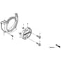 Honda UMK431E-U3EA -  Fan Cover, Clutch Diagram