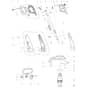 Makita UR3000 - 300mm String Trimmer - Power Tool Diagram