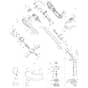 Makita UR3502 - Electric Grass Trimmer - Power Tool Diagram