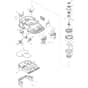 Makita VC006GM - Cordless Vacuum Cleaner - Power Tool 02 Diagram
