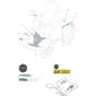 VILLA 13 - 2018-2021 - 2F2700321/S17 - Stiga Front Mower Labels Diagram