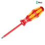 Wera Kraftform Plus 165i VDE Insulated Screwdriver Pozidriv PZ2 x 100mm - 5006164001