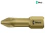 Wera 855/1 TH Pozidriv Torsion PZ3 Extra Hard Bit 25mm Carded Pack of 2 - 5073372001