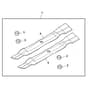 John Deere X105 - PC12385 - Mower Blade - ST1043344