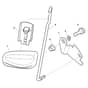 John Deere X105 - PC12385 - Parking Brake - ST800323