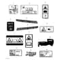 John Deere X105 - PC12385 - Label - ST800490