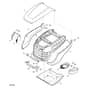 John Deere X105 - PC12385 - Hood - ST888309