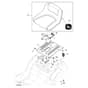 John Deere X107 - PC13997 - Seat - ST1010603