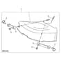 John Deere X110 - PC9636 - Mulch Cover - ST163915