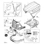 John Deere X110 - PC9636 - HOOD - ST245022