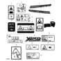 John Deere X115R - PC12386 - Labels - ST800485