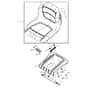 John Deere X120 - PC9637 - Seat - ST164086