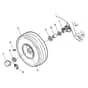 John Deere X120 - PC9637 - Rear Wheels - ST245020
