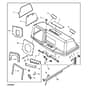 John Deere X120 - PC9637 - Hopper Top - ST245041