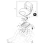 John Deere X127 - PC13998 - Seat - ST1010604