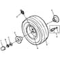 John Deere X130R - PC10316 - Front Wheels - ST247255