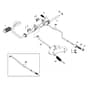 John Deere X135R - PC11760 - Brake Pedal - ST728471