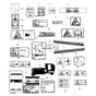 John Deere X135R - PC11760 - Labels - ST729949