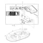 John Deere X145 - PC10450 - Discharge Chute - ST903339