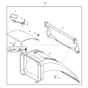 John Deere X155R - PC10452 - Rear Deflector - ST247297