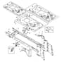 John Deere X155R - PC10452 - Frame - ST247306