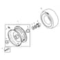 John Deere X165 - PC10451 - Front Wheels - ST245778