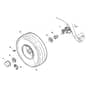John Deere X165 - PC10451 - Rear Wheels - ST245780