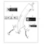 John Deere X165 - PC10451 - Lower Chute - ST965285