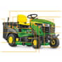 John Deere X167 Tractor - Quick Reference Guide