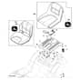 John Deere X167R - PC16002 - Seat - ST1016291