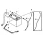 John Deere X300 - PC9519 - Battery ( - 220000) - ST541440