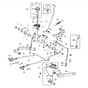 John Deere X300 - PC9519 - Lift Pedal - ST541500