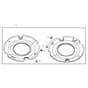 John Deere X300 - PC9519 - Mulch Kit - ST541520