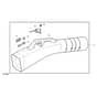 John Deere X300 - PC9519 - Chute Kit - ST926853