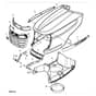 John Deere X300R - PC9608 - Hood ( - 280000) - ST559228