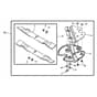 John Deere X300R - PC9608 - Mulch Kit - ST559236