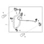 John Deere X304 - PC9520 - Headlight Wiring ( - 040000) - ST541162