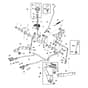 John Deere X304 - PC9520 - Lift Pedal - ST541351