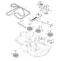 John Deere X304 - PC9520 - Mower Drive (030001 - 150000) - ST541514