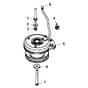 John Deere X304 - PC9520 - Pto Clutch - ST541724