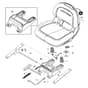 John Deere X310 - PC10883 - Seat - ST650371