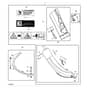 John Deere X310 - PC10883 - Lower Chute - ST762207
