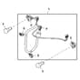 John Deere X320 - PC9521 - Headlight Wiring (040001 - ) - ST541163