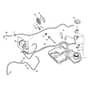 John Deere X320 - PC9521 - Fuel Tank (220001 - ) - ST659077