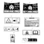 John Deere X350 - PC12707 - Labels (150001 - ) - ST1065317