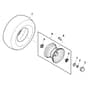 John Deere X350 - PC12707 - Wheels - ST843036