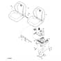 John Deere X354 - PC12709 - Seat (110001 - ) - ST1008630